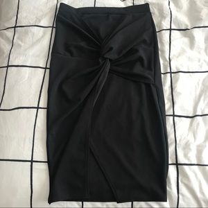 Ruched Pencil Skirt